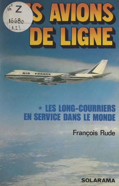 Les avions de ligne - François Rude - (Solar) réédition numérique FeniXX