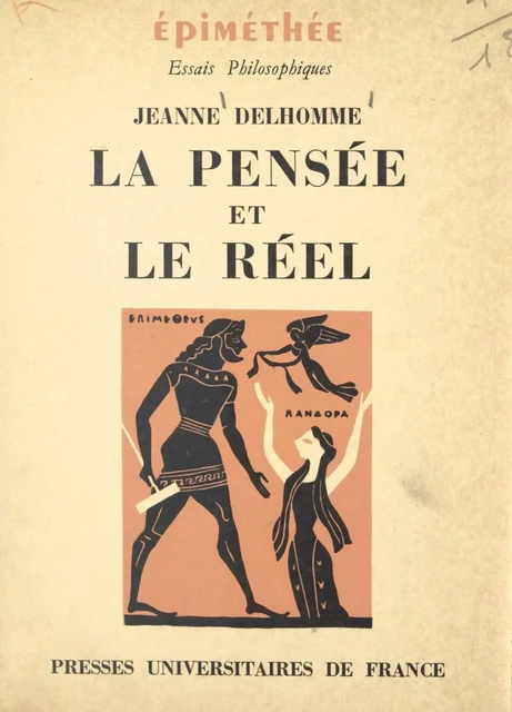 La pensée et le réel : critique de l'ontologie - Jeanne Delhomme - (Presses universitaires de France) réédition numérique FeniXX