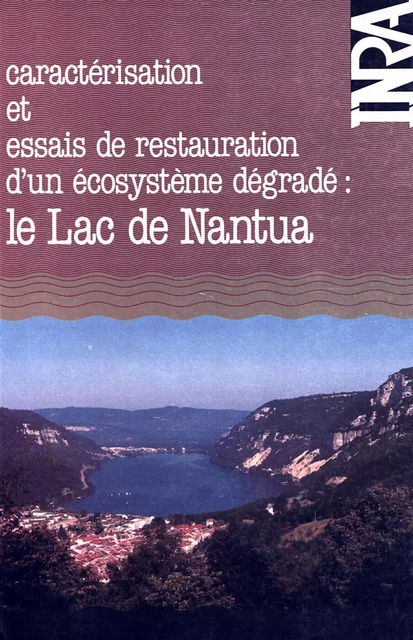 Le lac de Nantua -  Collectif - Quae