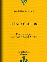 Le Livre à serrure