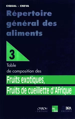 Répertoire général des aliments -  Collectif - Quae