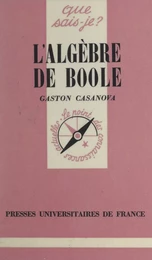 L'algèbre de Boole