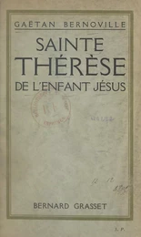 Sainte Thérèse de l'Enfant Jésus