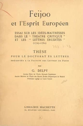 Feijoo et l'esprit européen