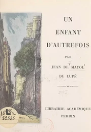 Un enfant d'autrefois