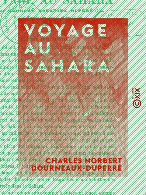 Voyage au Sahara - Charles Norbert Dourneaux-Duperré - Collection XIX