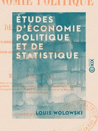 Études d'économie politique et de statistique