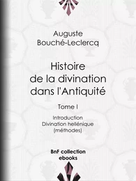 Histoire de la divination dans l'Antiquité