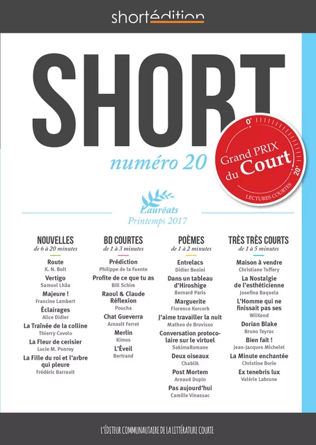 SHORT 20 - Auteurs Collectif - shortEdition