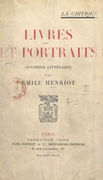 Livres et portraits