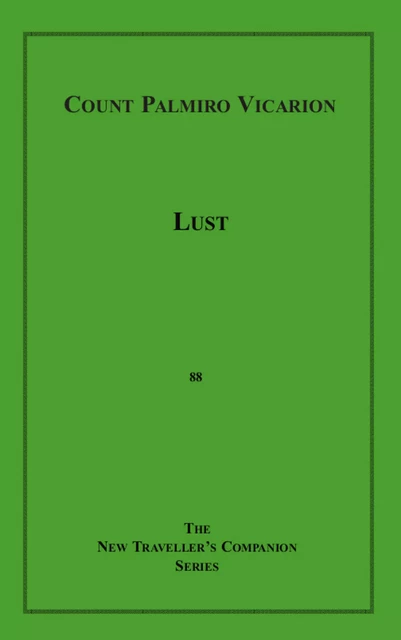 Lust - Count Palmiro Vicarion - Disruptive Publishing