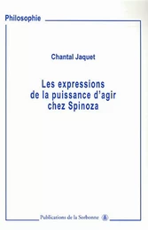 Les expressions de puissance d’agir chez Spinoza