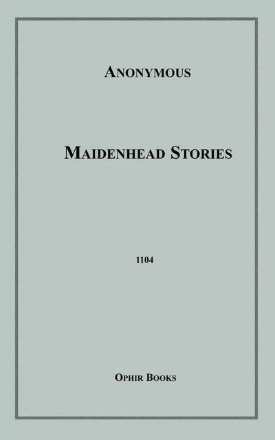 Maidenhead Stories - Anon Anonymous - Disruptive Publishing