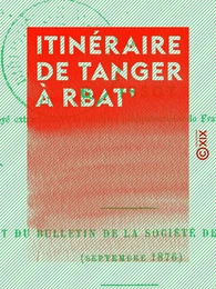 Itinéraire de Tanger à Rbat'