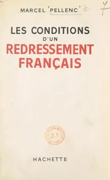 Les conditions d'un redressement français