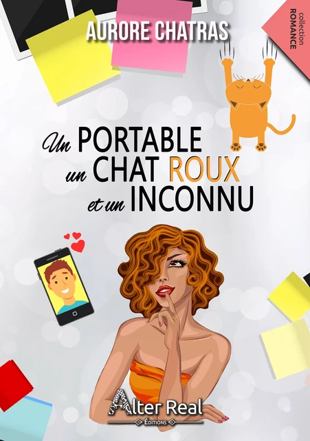 Un portable, un chat roux et un inconnu - Aurore Chatras - Éditions Alter Real