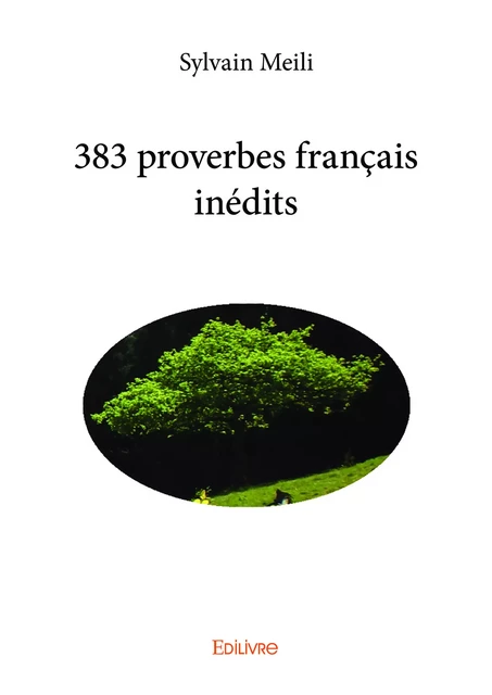 383 proverbes français inédits - Sylvain Meili - Editions Edilivre