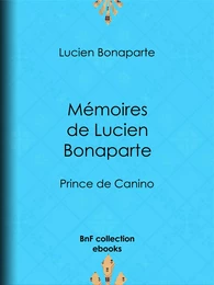 Mémoires de Lucien Bonaparte