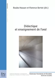 Didactique et enseignement de l'oral