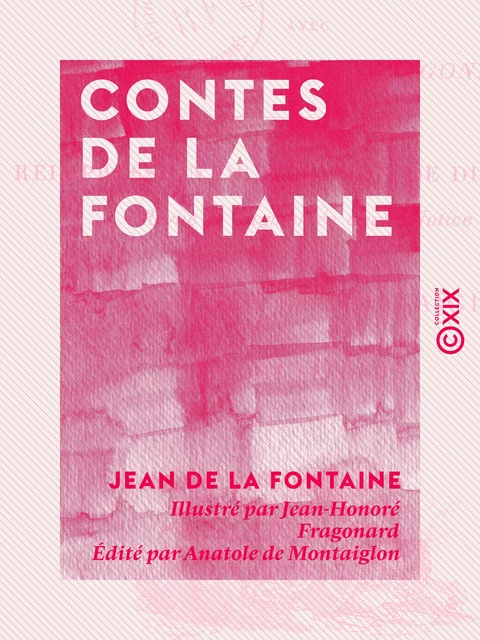 Contes de La Fontaine - Jean De La Fontaine, Anatole de Montaiglon - Collection XIX