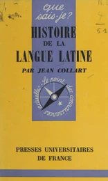 Histoire de la langue latine