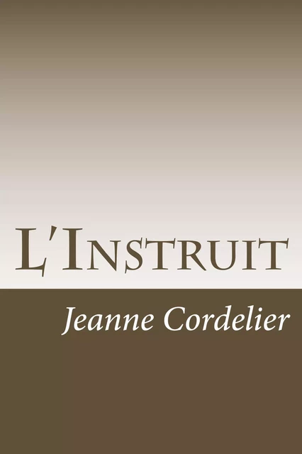 L'Instruit - Jeanne Cordelier - portative