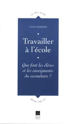 Travailler à l'école