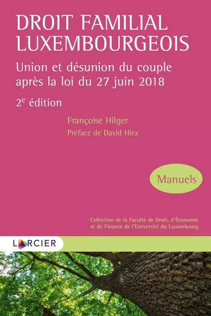 Droit familial luxembourgeois - Françoise Hilger - Éditions Larcier