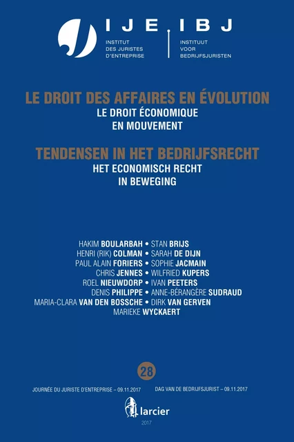 Het economisch recht in beweging / Le droit économique en mouvement -  - Uitgeverij Larcier