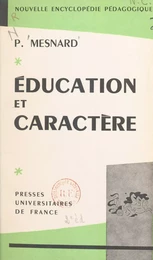 Éducation et caractère