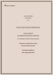 Les cahiers d'Allhis n°2 - Niccolo Machiavel