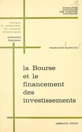 La Bourse et le financement des investissements