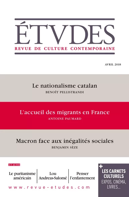 Etudes : Macron face aux inégalités sociales - Collectif Collectif - Revue Études