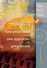 Enseigner à l'université dans une approche-programme