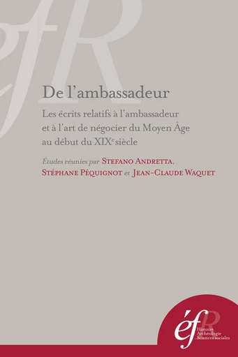 De l’ambassadeur -  - Publications de l’École française de Rome