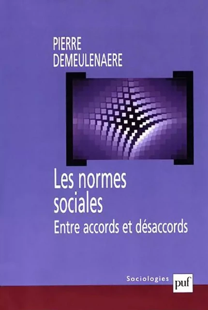 Les normes sociales - Pierre Demeulenaere - Humensis