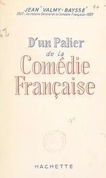 D'un palier de la Comédie française