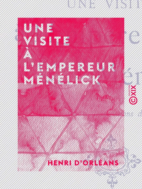 Une visite à l'empereur Ménélick - Notes et impressions de route - Henri d' Orléans - Collection XIX