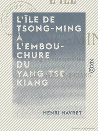 L'Île de Tsong-ming à l'embouchure du Yang-Tse-Kiang