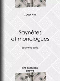 Saynètes et monologues