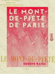 Le Mont-de-Piété de Paris