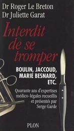 Interdit de se tromper