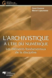 L'archivistique à l'ère du numérique