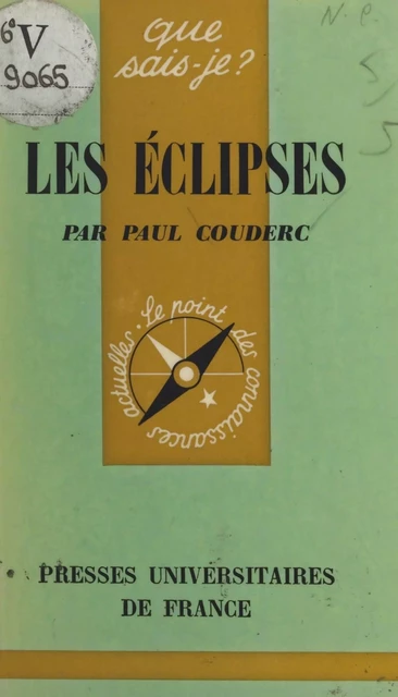 Les éclipses - Paul Couderc - (Presses universitaires de France) réédition numérique FeniXX