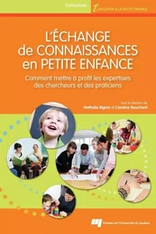 L'échange de connaissances en petite enfance