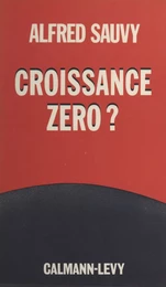 Croissance zéro ?