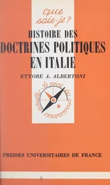 Histoire des doctrines politiques en Italie