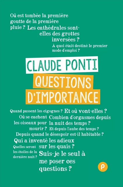 Questions d'importance - Claude Ponti - publie.net