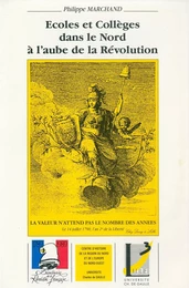 Écoles et collèges dans le Nord à l'aube de la Révolution