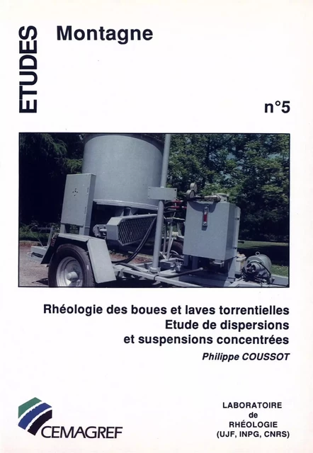 Rhéologie des boues et laves torrentielles -  Collectif - Quae